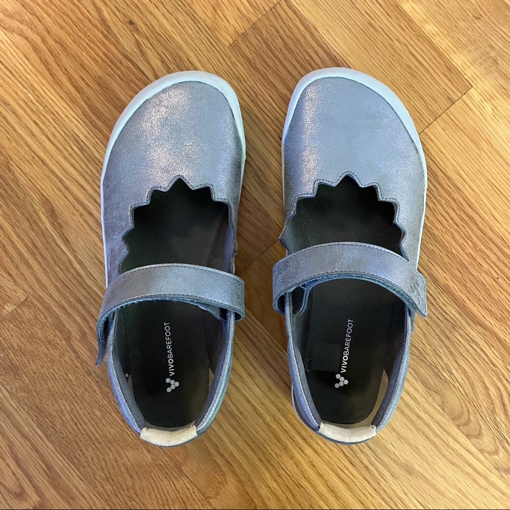 VivoBarefoot Girls Mary Jane Dress Shoes